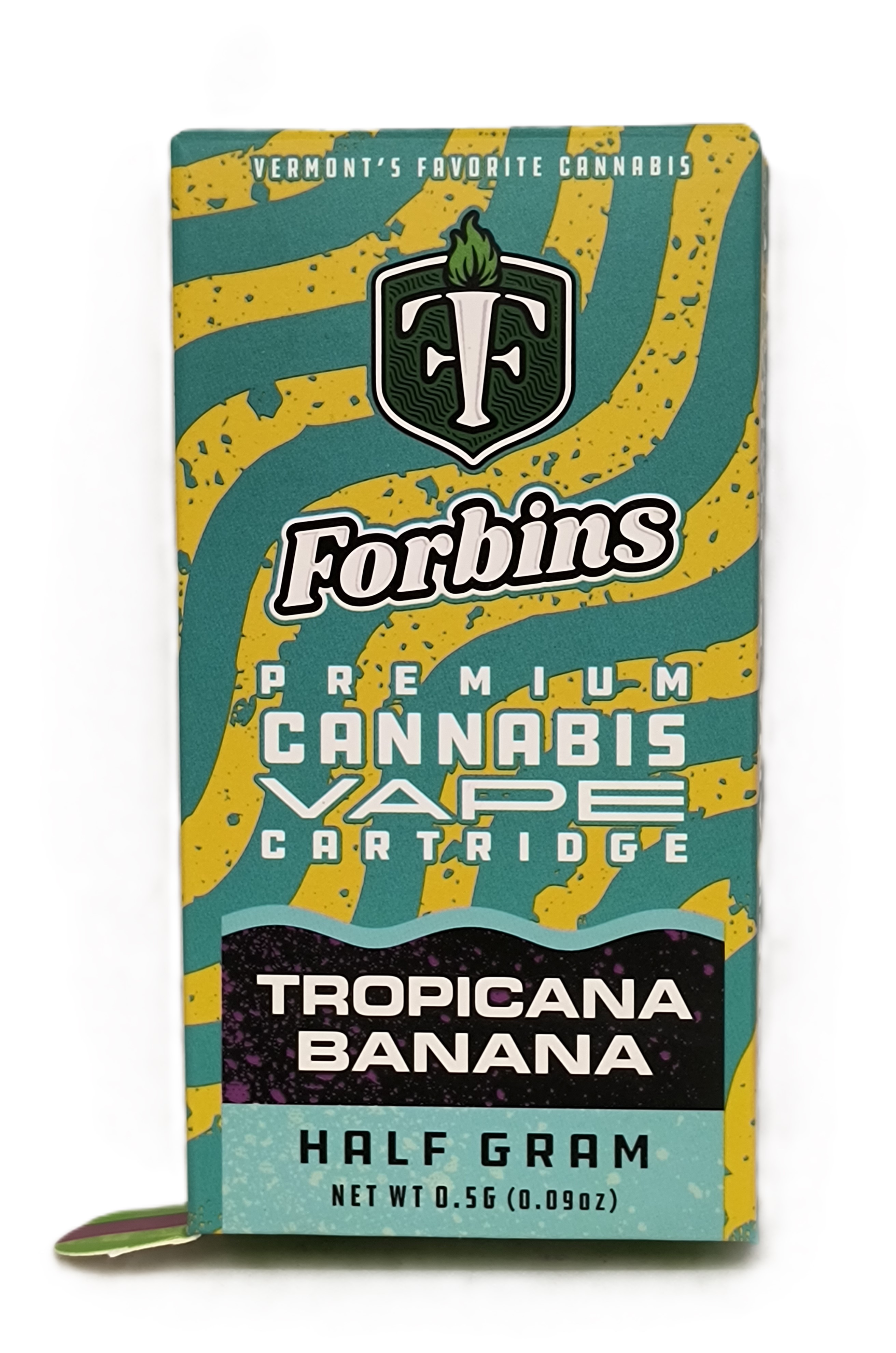 Photograph of product: Tropicana Banana Distillate Vape Cart | Forbins Finest