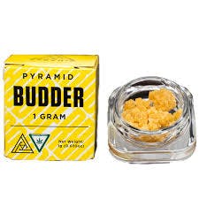 Photograph of product: Pyramid - 1g  BUDDER - Cookies & Cream