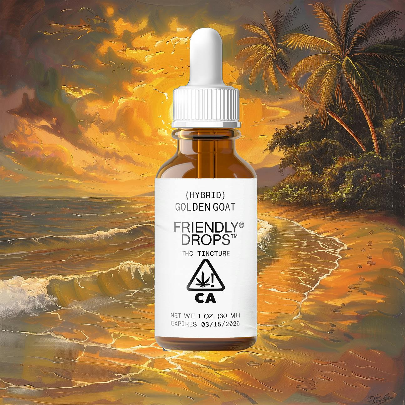 Photograph of product: Friendly - Green Crack (Sativa) Full Spectrum Tincture 1000mg