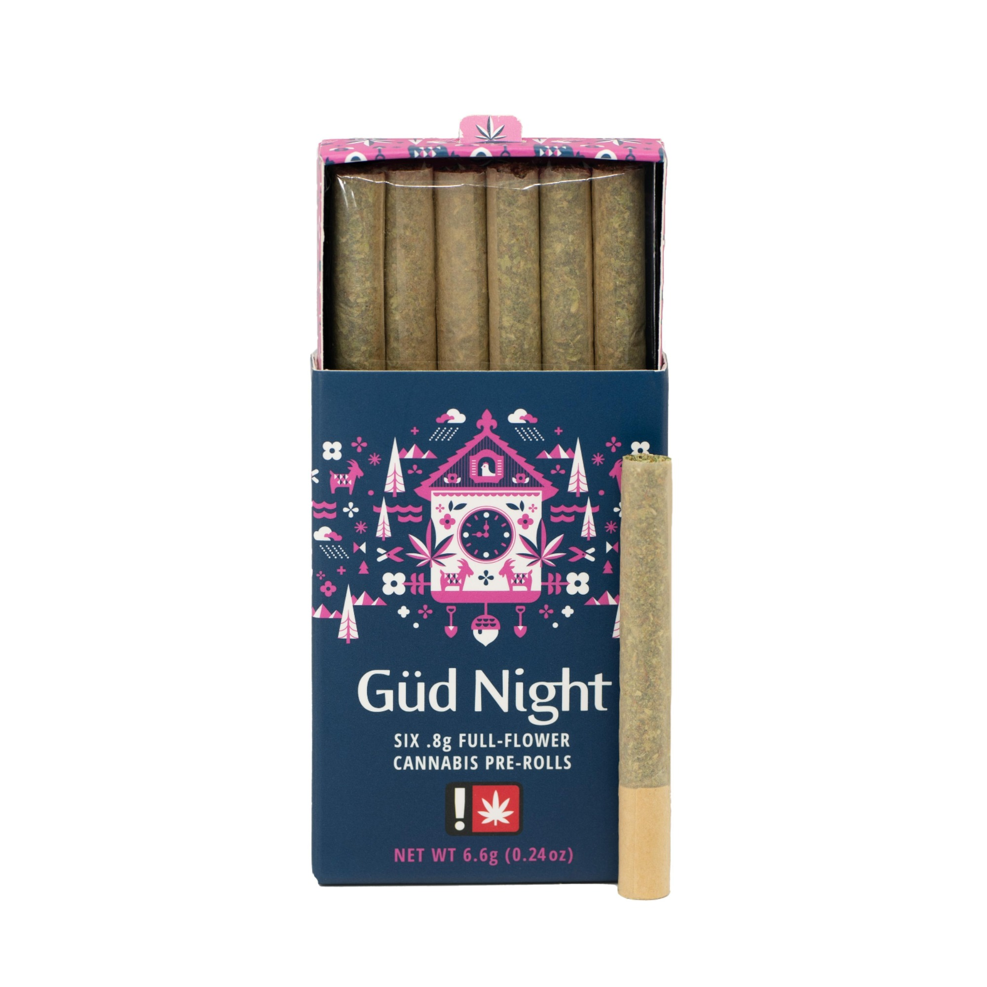 Photograph of product: Gud Gardens 6 x NIGHT Variety Pack Pre-Rolls