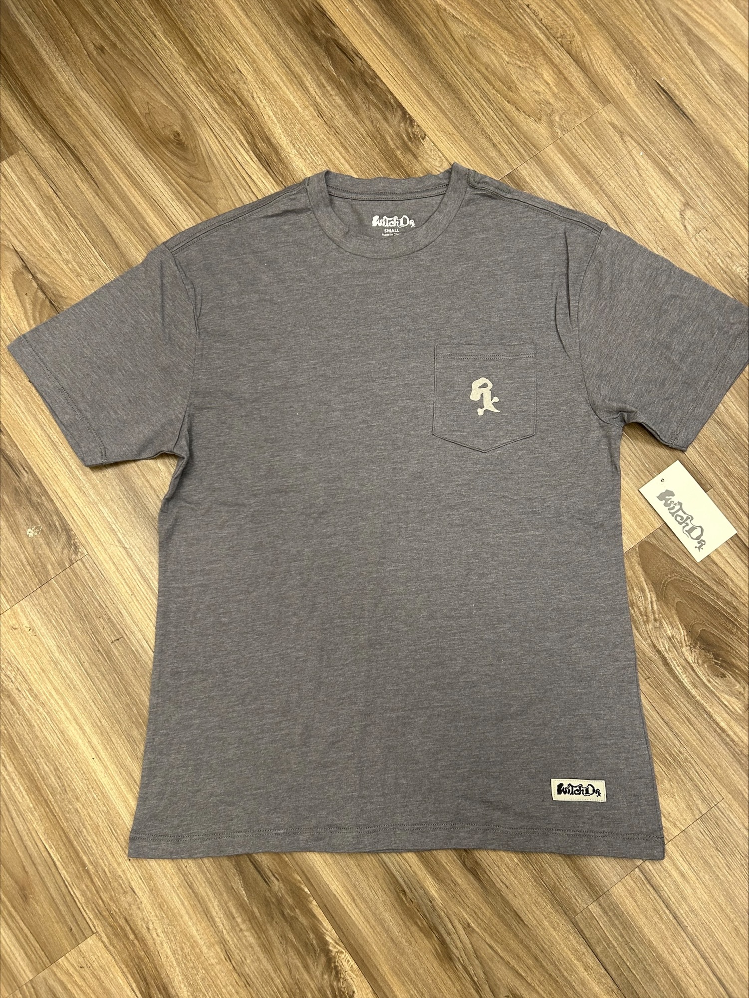Photograph of product: Witch Dr Pocket Tshirt Dark Gray 2XL