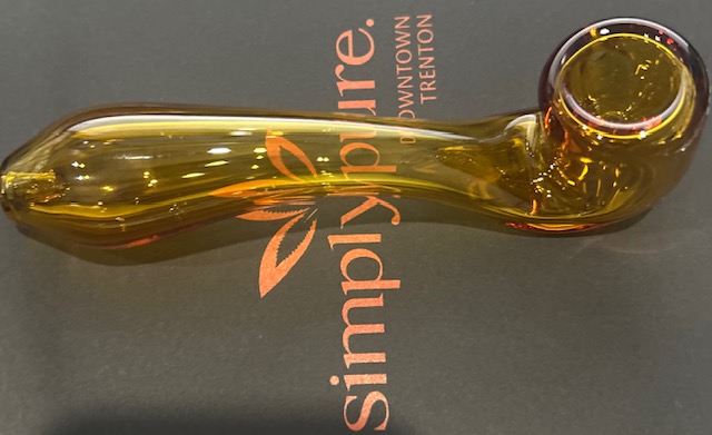 Photograph of product: Cyphe Smoke | Sherlock Large Glass Bowl | Dark Yellow