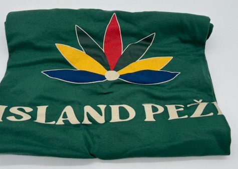 Photograph of product: Island Pezi Short Sleeve Shirt - Evergreen - 4XL