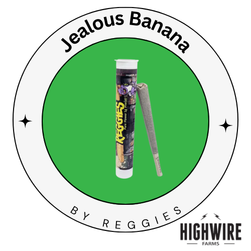 Photograph of product: REGGIES Jealous Banana Preroll 1g