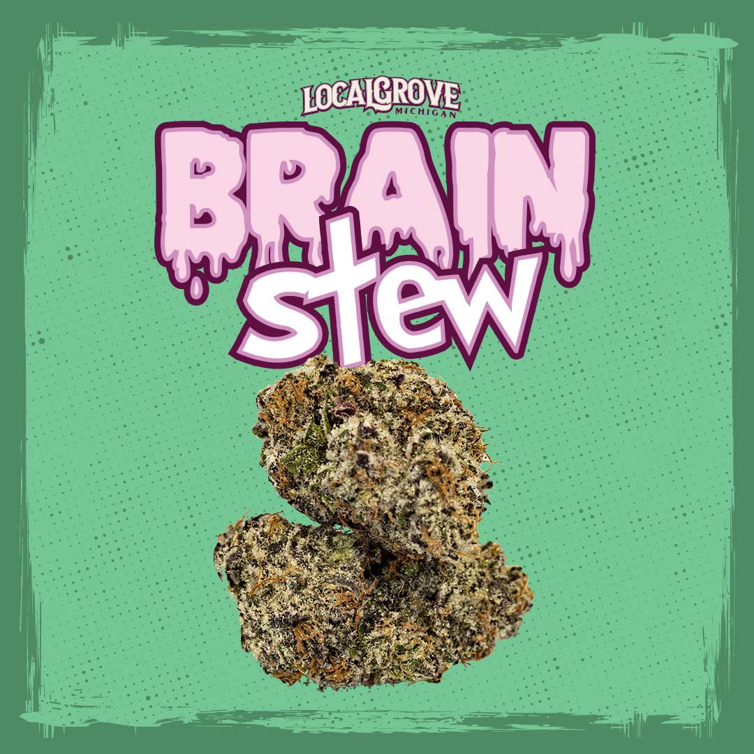 Photograph of product: Local Grove Deli Style Flower | Brain Stew - 3.7g