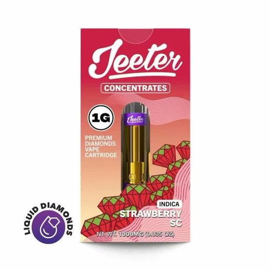 Photograph of product: Strawberry SC Diamonds Vape Cartridge - 