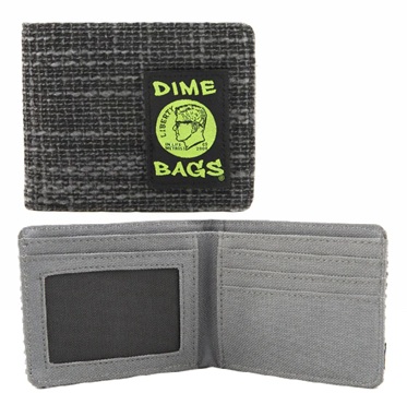 Photograph of product: DIME BAGS | Bi-Fold Wallet- Black $25