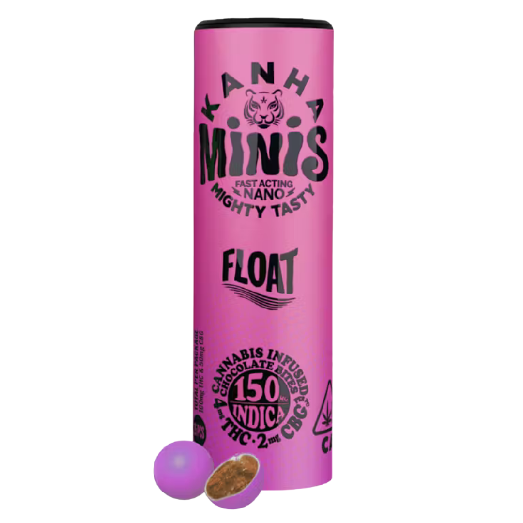 Photograph of product: INDICA FLOAT CHOCOLATE CANDY COATED CHOCOLATE BITES (2:1 THC:CBG)