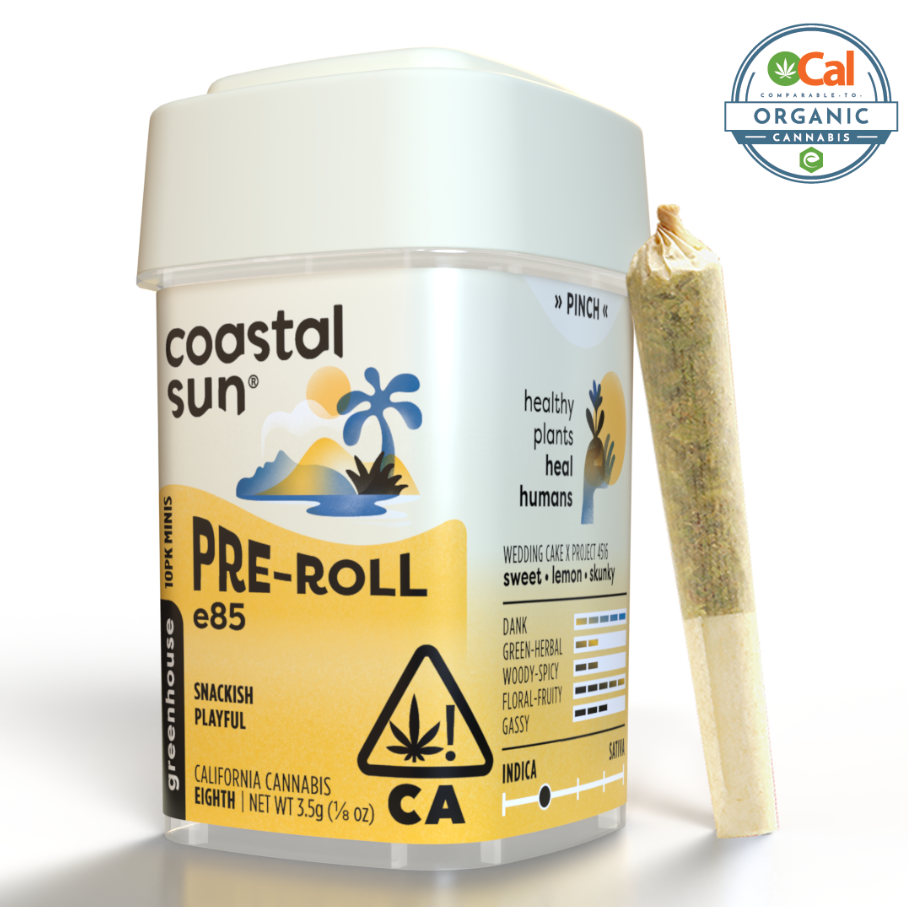 Photograph of product: Coastal Sun | Preroll 10Pk (.35) | E85