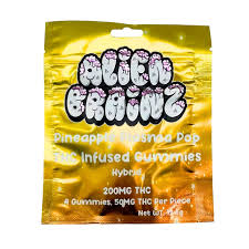 Photograph of Product: Alien Brainz - Pineapple Plasma Pop 200mg