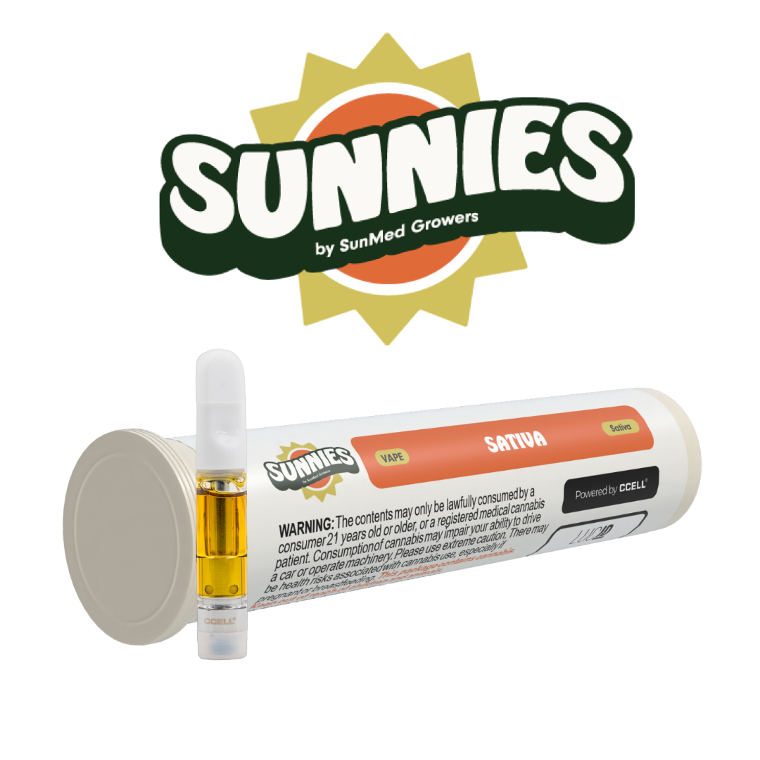 Photograph of Product: Sunnies Super Sour Diesel Disposable 0.5g