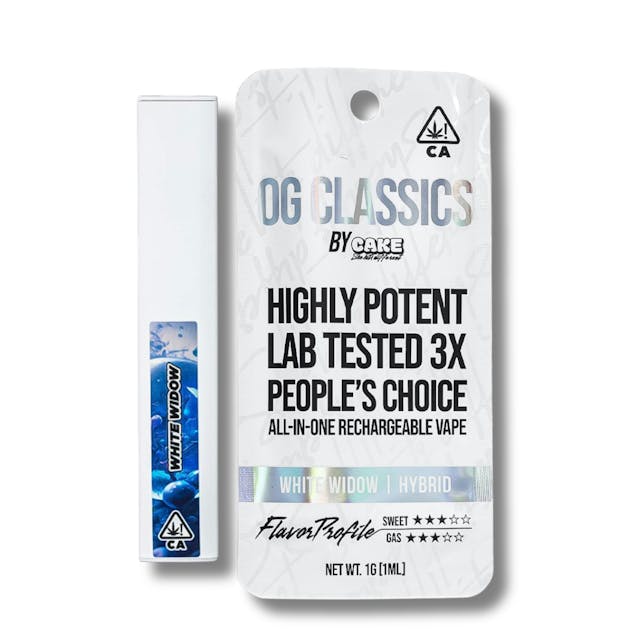 Photograph of product: White Widow 'Classics' 1g AIO - 