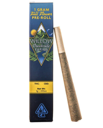 Photograph of product: Willow Creekside - Afghani - Pre-Roll