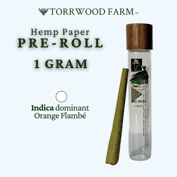 Photograph of product: Orange Flambe | Pre-Roll | 1g