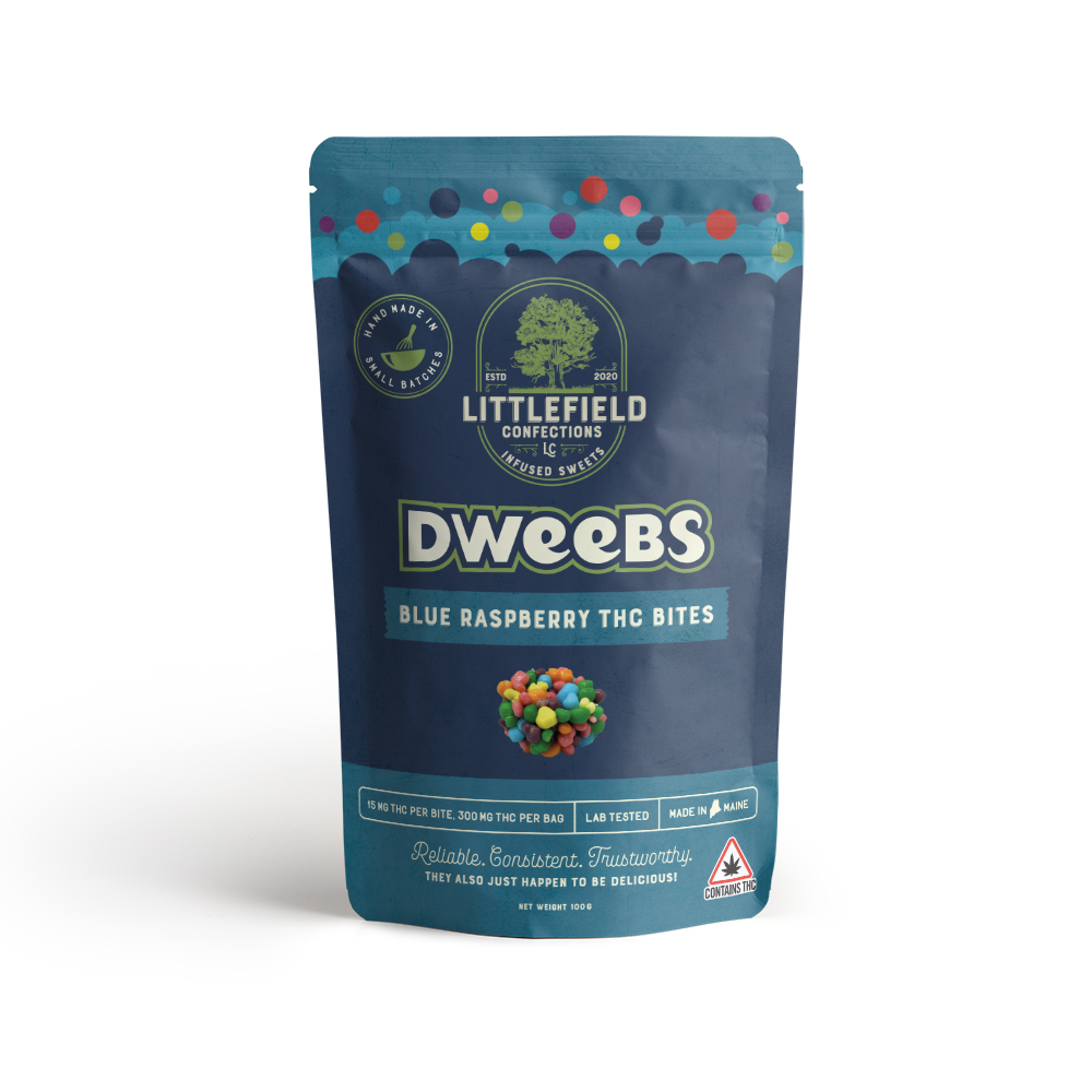 Photograph of product: LFC 300MG TH-oui Dweebs - Blue Razz