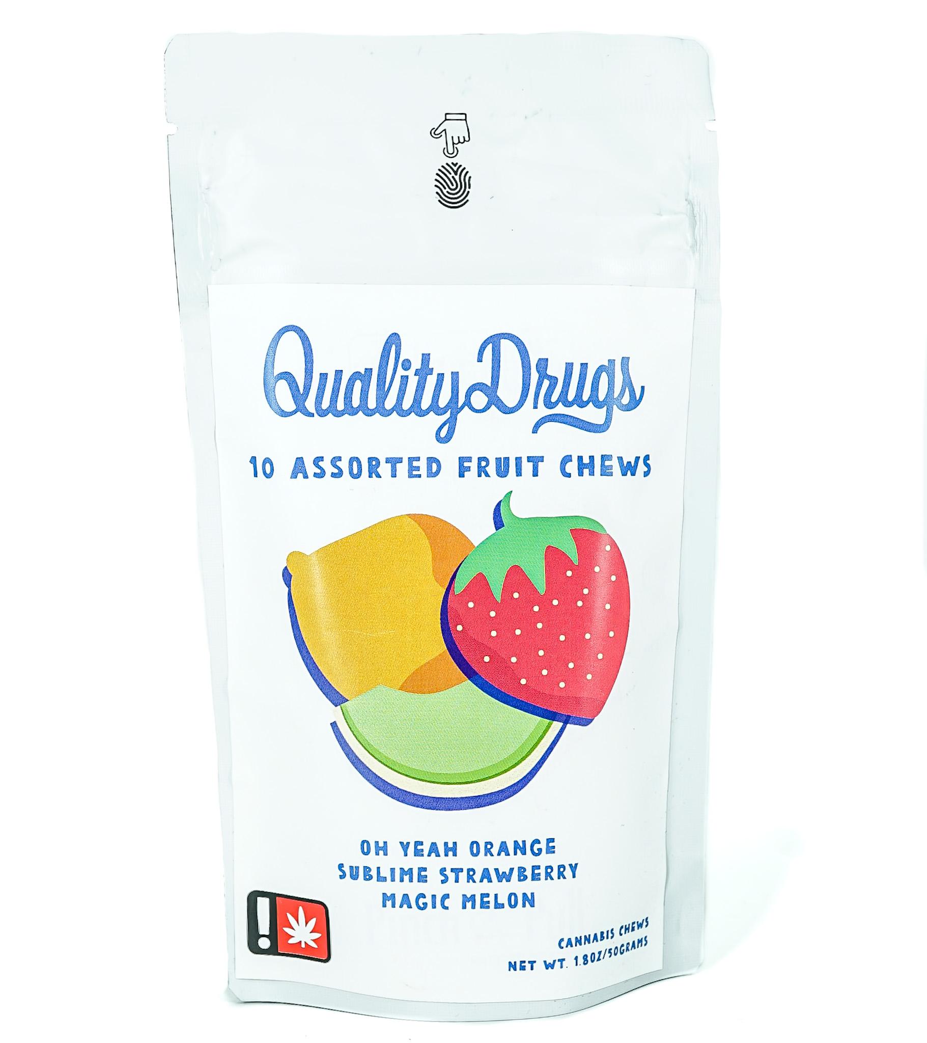 Photograph of product: Quality Drugs - Assorted Fruit Chews