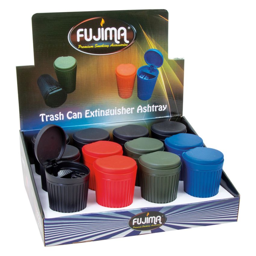 Photograph of product: Fujima Trash Can Extinguisher Ashtray | 3" | Assorted Colors
