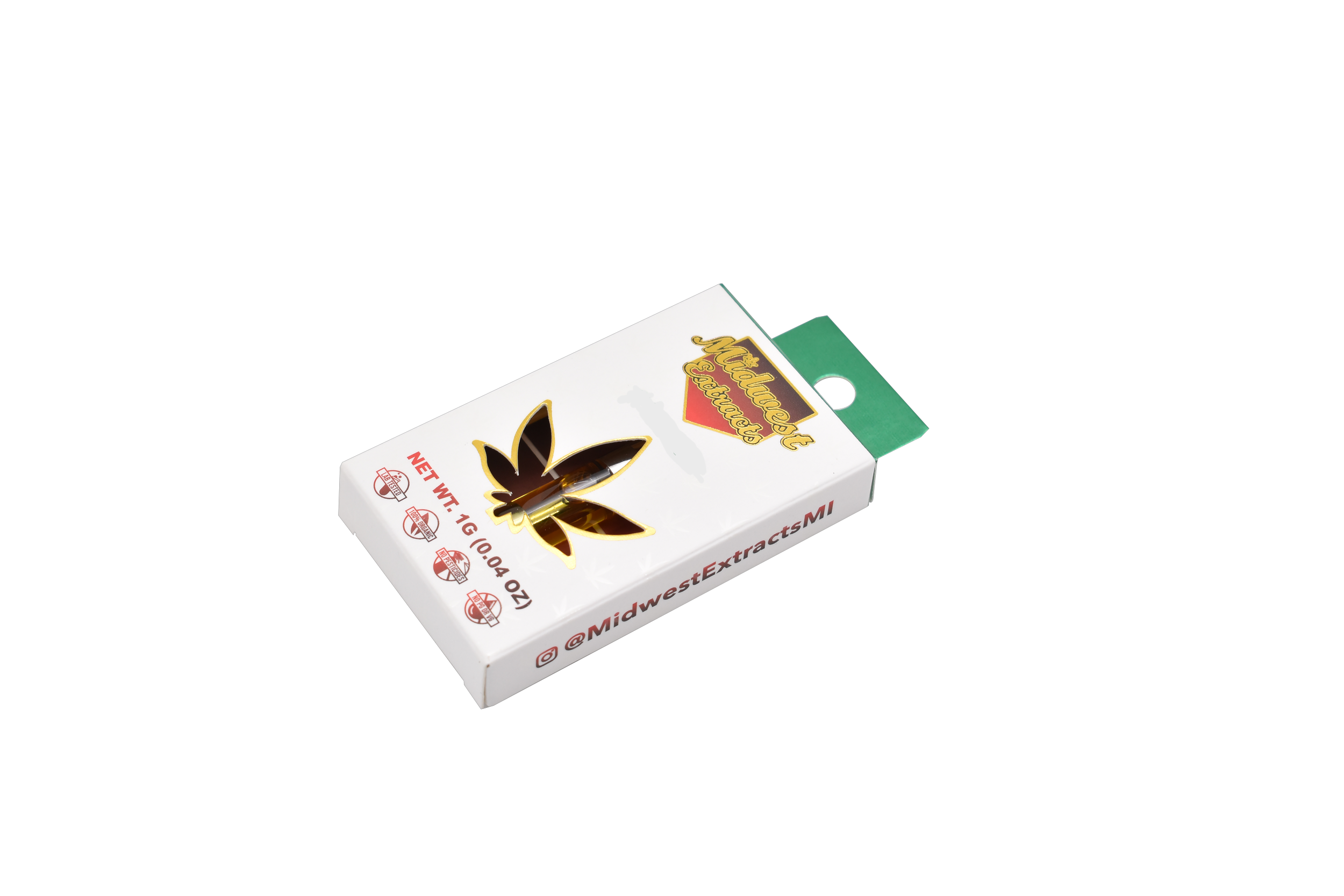 Photograph of product: Midwest Extracts - Cartridge 1g - Gelato