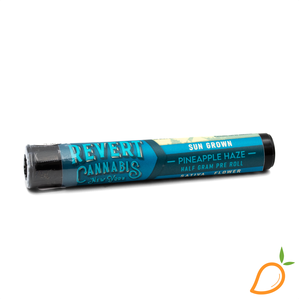 Photograph of product: 0.5g Pineapple Haze Preroll Revert