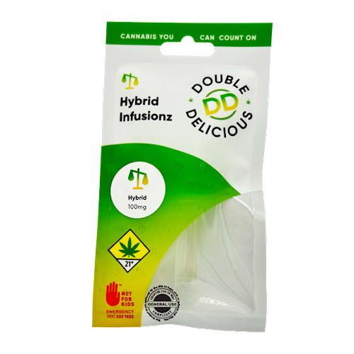 Photograph of product: Double Delicious - Infusionz Hybrid (100mg)