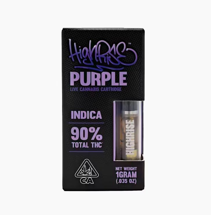 Photograph of product: Purple Oui'd Vape Cart