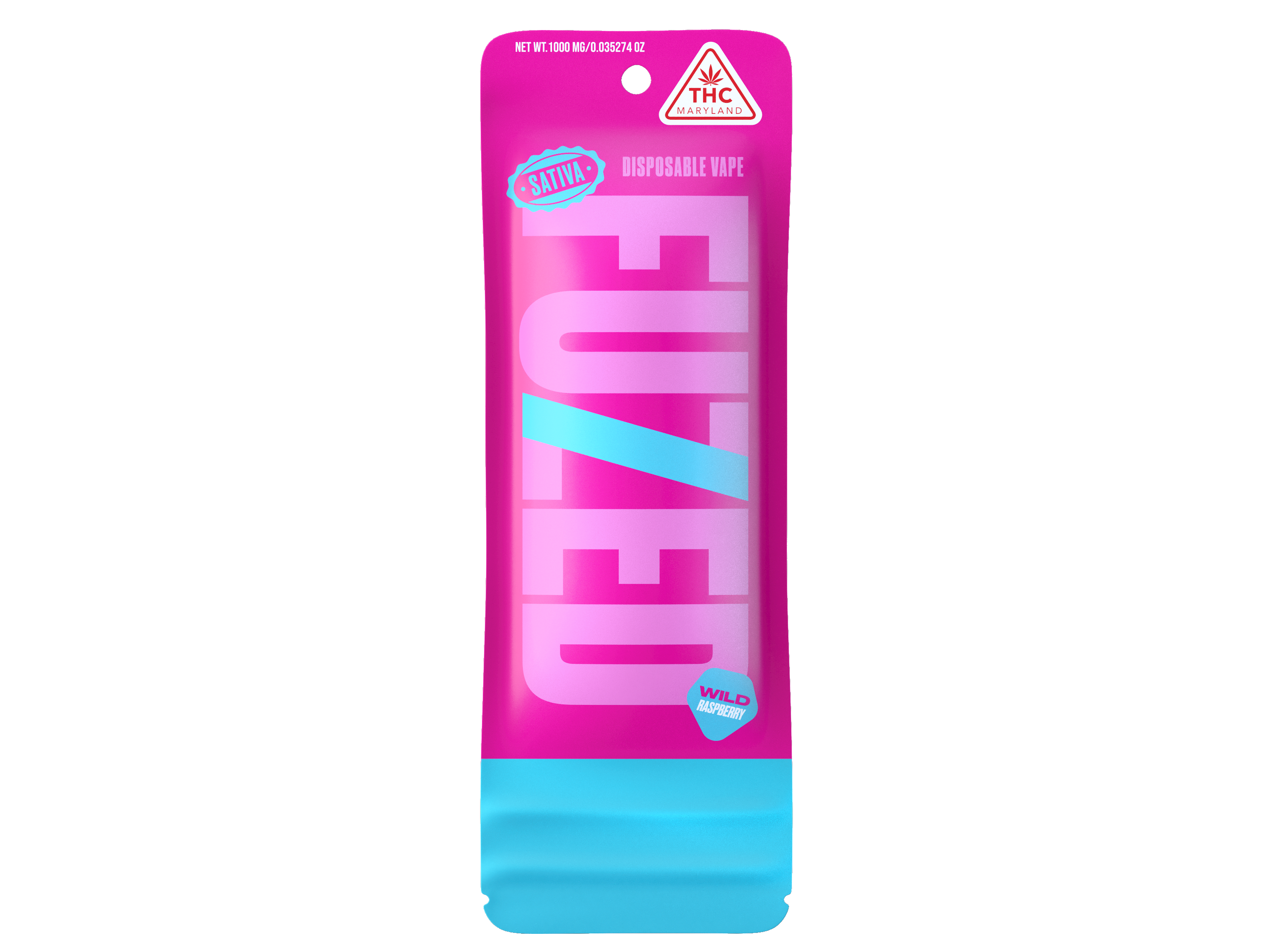 Photograph of product: Wild Raspberry Disposable Vape(1g) (Fuzed)
