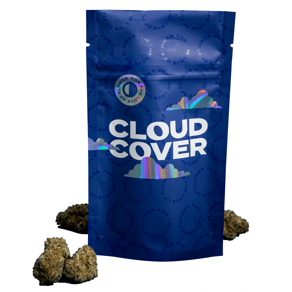 Photograph of product: CLOUD COVER - PREPACK - 3.5G - DZ RUNTZ - HYBRID