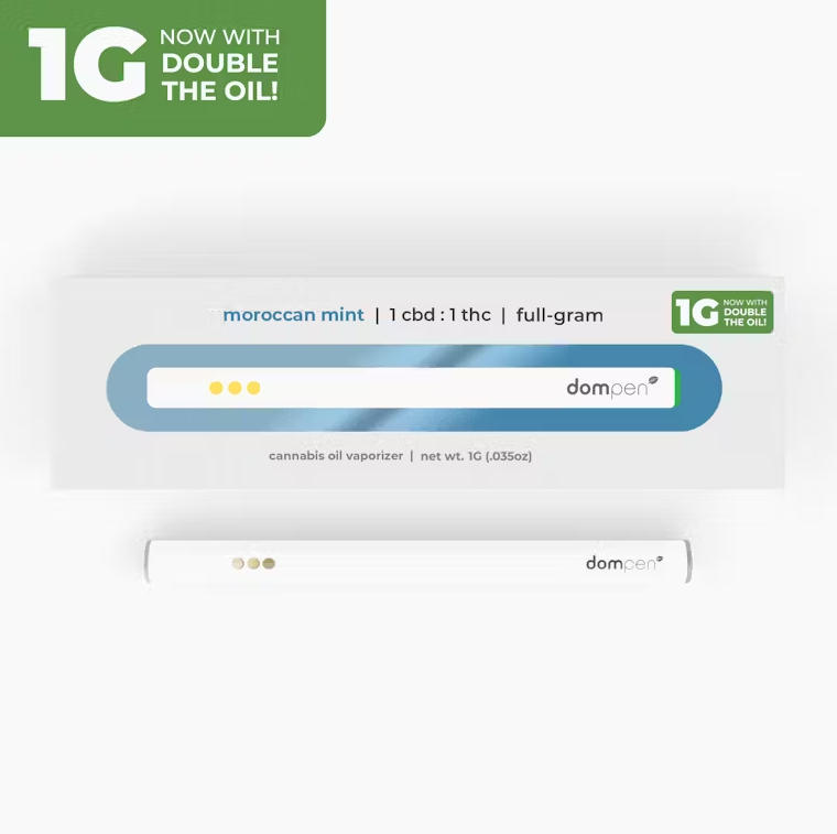 Photograph of product: DomPen - Mint 1:1 - 1g AIO