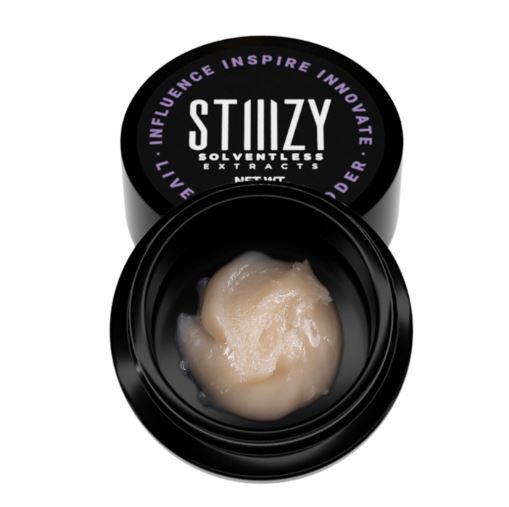 Photograph of product: LIVE ROSIN BADDER - BLUEBERRY SHORTCAKE 1G - STIIIZY