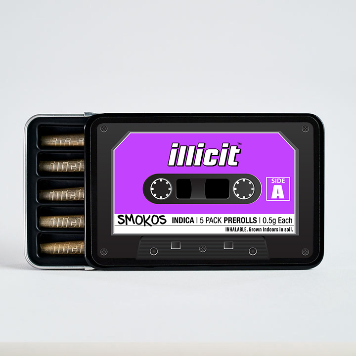 Photograph of product: Hibernate Smokos Pre-Roll .5g 5-Pack
