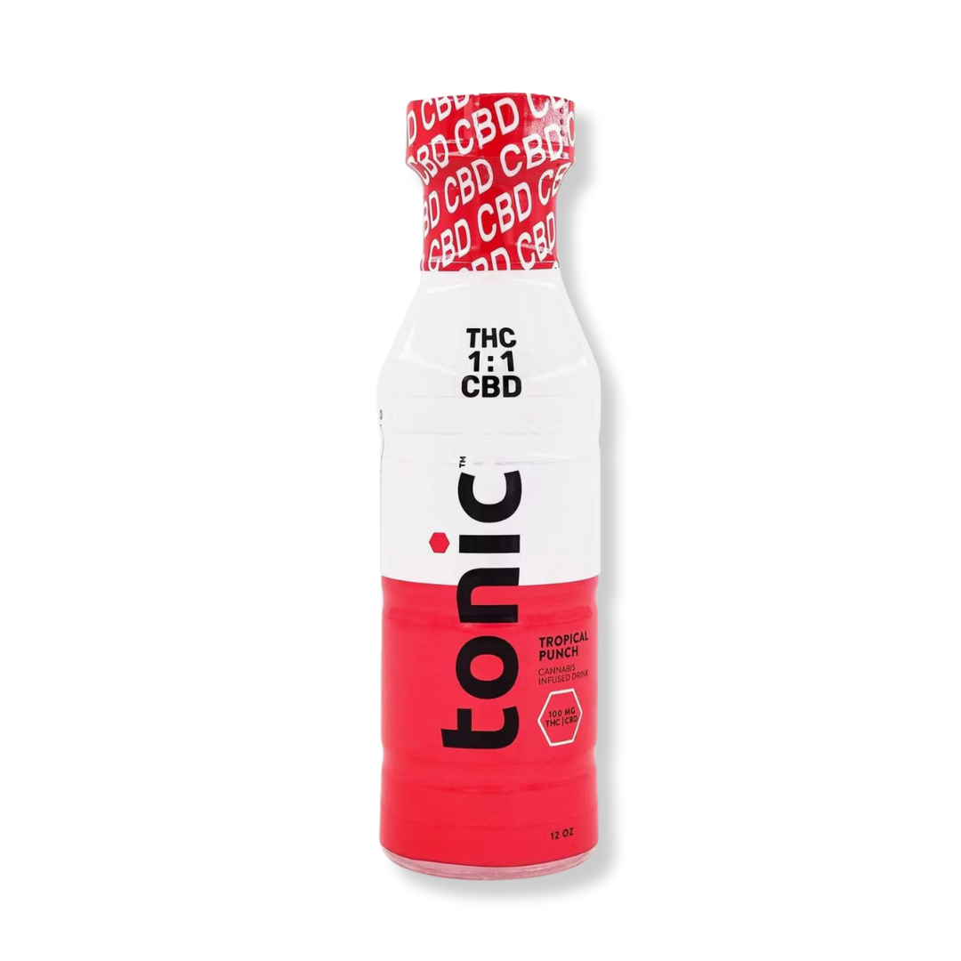 Photograph of product: Tonic - Tropical Punch - 1:1 CBD:TH-oui Infused Beverage - 100mg