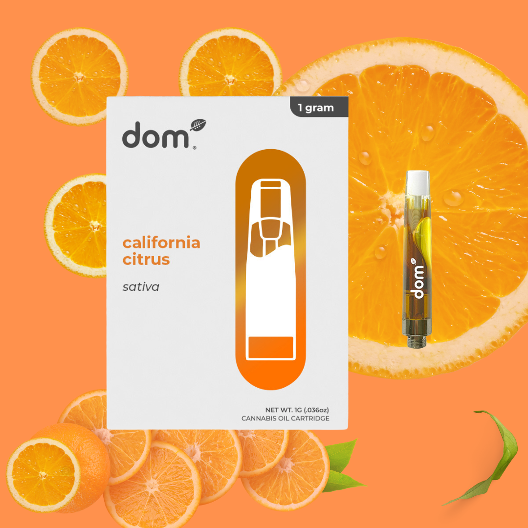 Photograph of product: Dom | Vape | California Citrus Cartridge