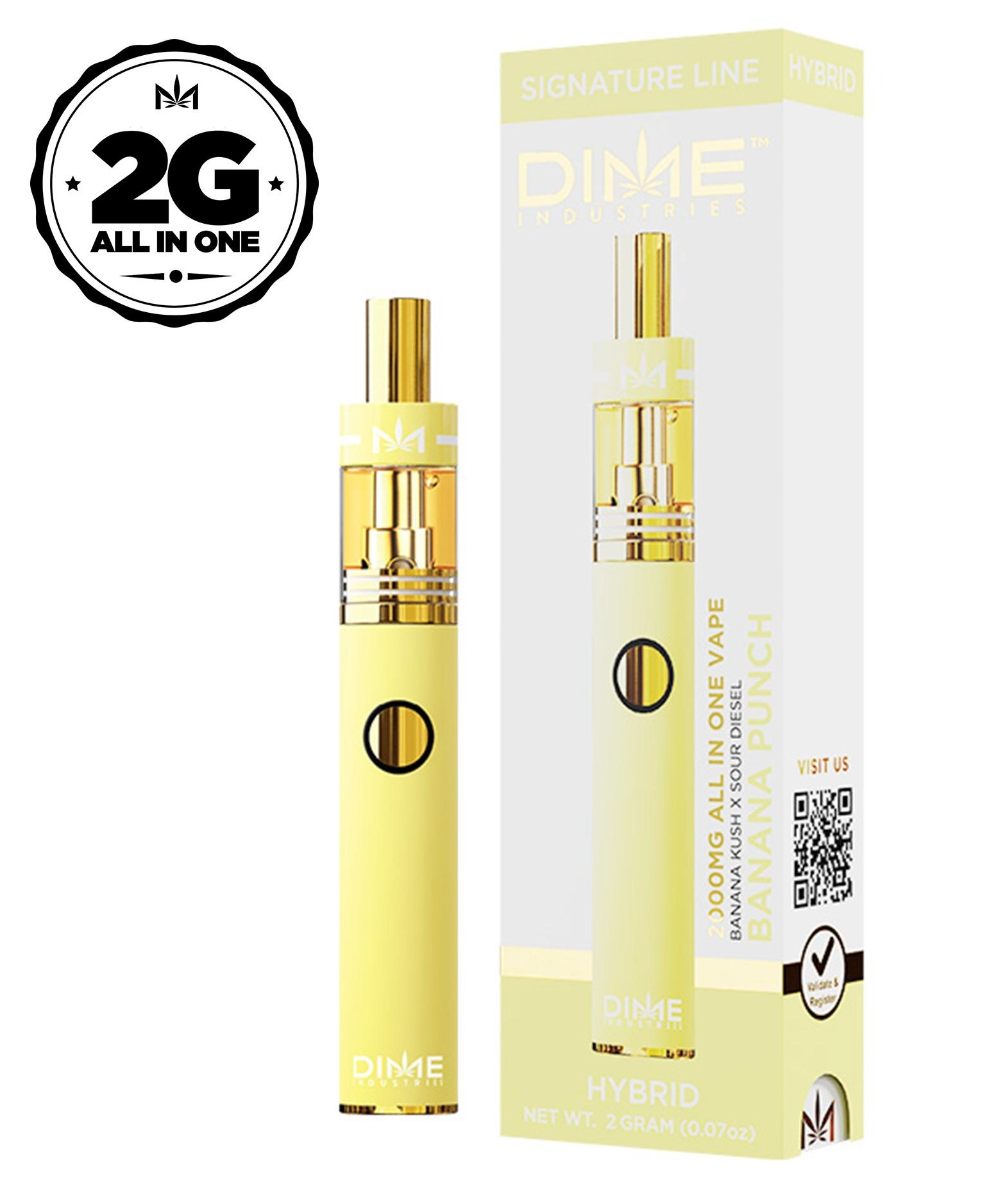 Photograph of product: VAPE DI BANANA PUNCH (H) DISPOSABLE