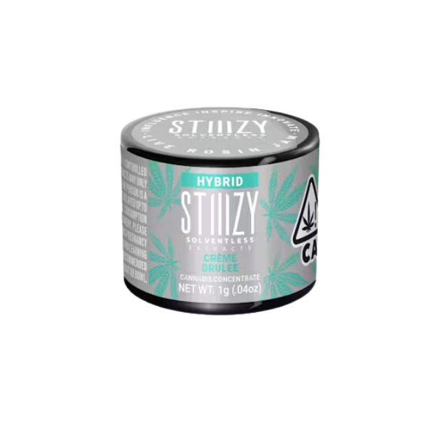 Photograph of product: STIIIZY LIVE ROSIN JAM EXTRACT - CREME BRULEE 1G