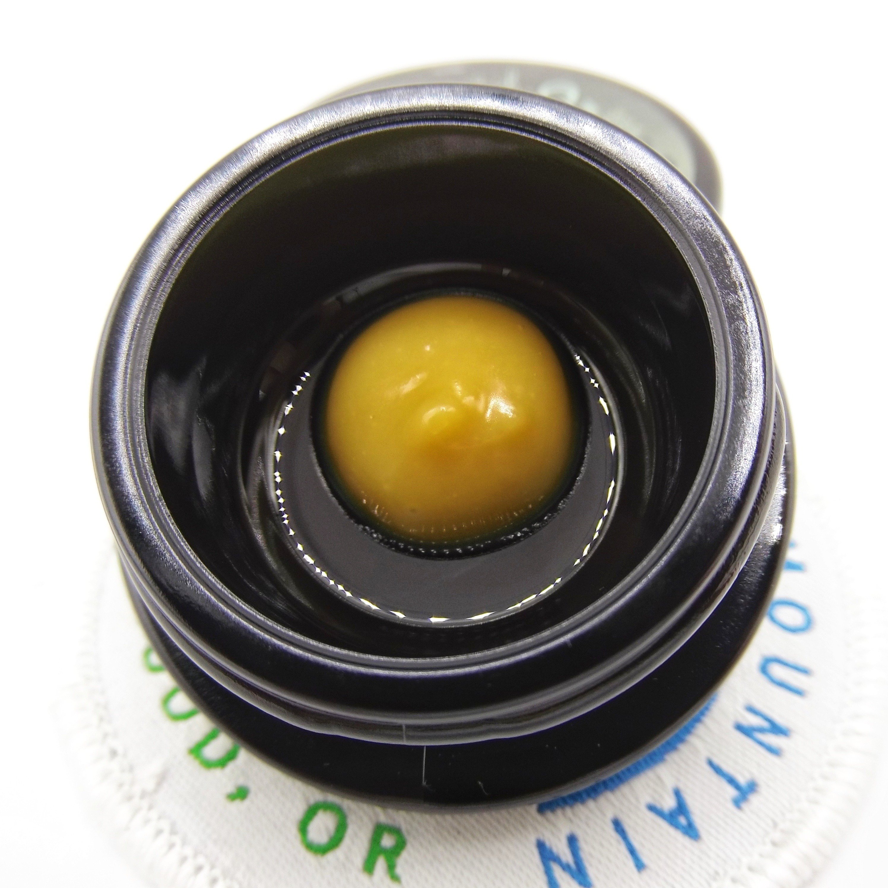 Photograph of product: Verdant Leaf 1g Plantain Pudding Oui'd Live Rosin