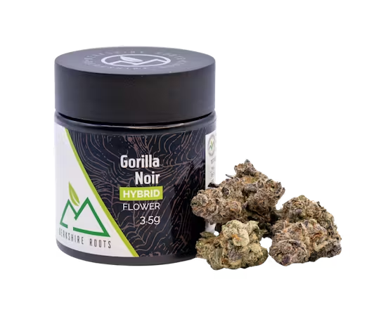Photograph of product: Berkshire Roots Gorilla Noir (H) Flower 3.5g