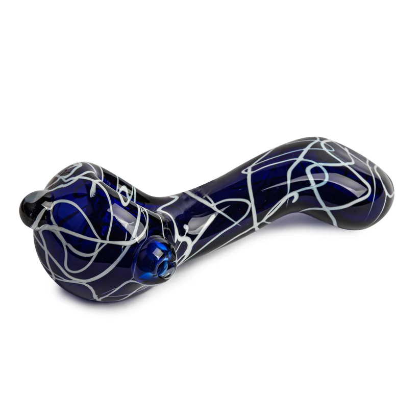 Photograph of product: Red Eye Glass 4.75" World Tour Van Halen Sherlock - Blue
