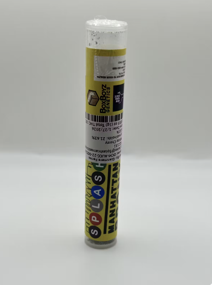Photograph of product: Splash | White Cherry | 1G Pre-roll