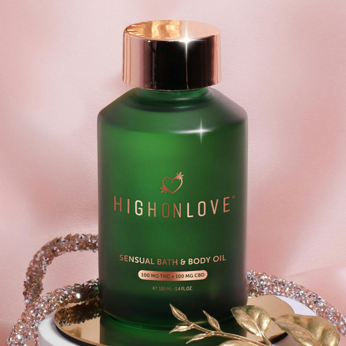 Photograph of product: High On Love | Sensual Bath and Body Oil 1:1