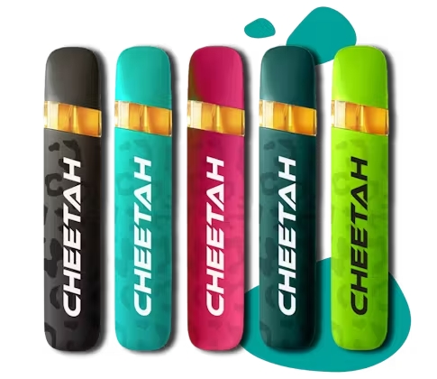 Photograph of product: Cheetah Disposable 1g Live Resin- Banana Mac
