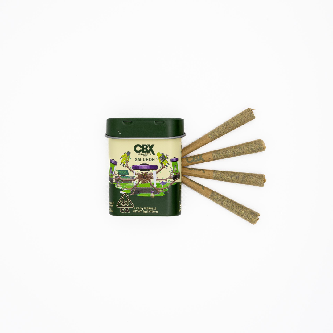 Photograph of product: Cannabiotix - GM-uhOh (Hybrid) 4pk Preroll