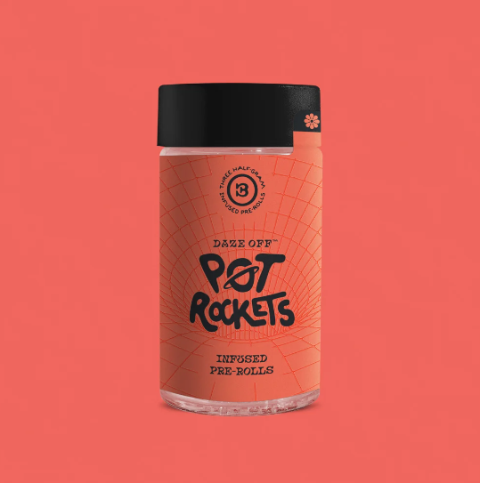 Photograph of product: What's the Password | 3pk Pot Rockets Infused Pre-rolls each