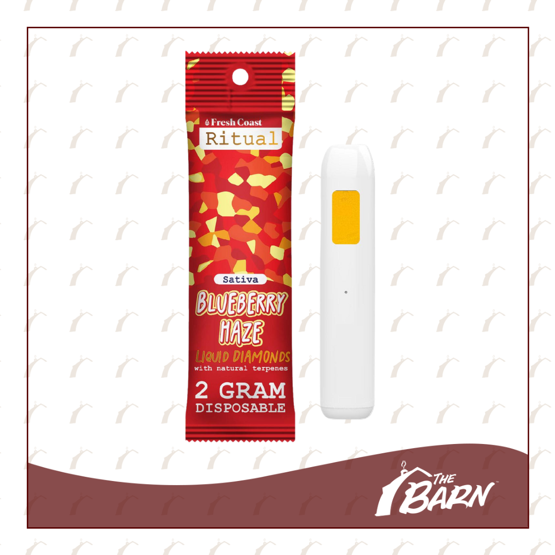 Photograph of product: Ritual 2g AIO Vape - Blueberry Haze - REC