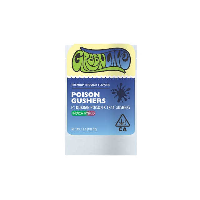 Photograph of product: Poison Gushers - 1.8g - 