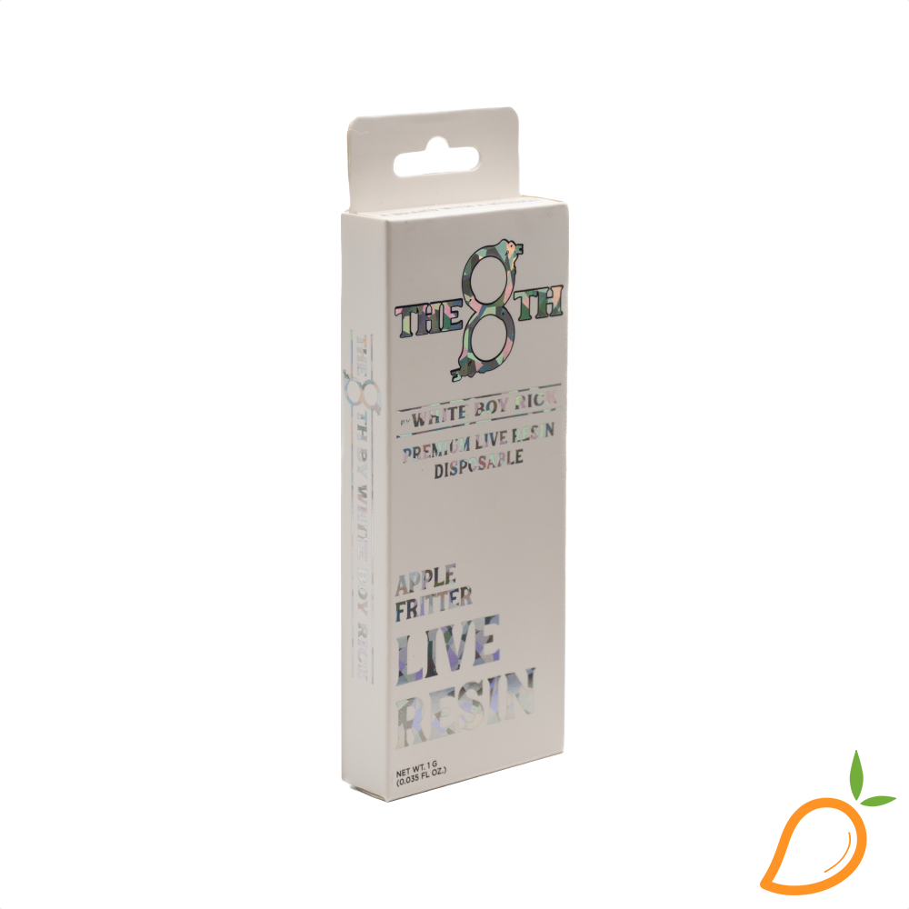 Photograph of product: 1g Apple Fritter Live Resin Disposable Vape The 8th
