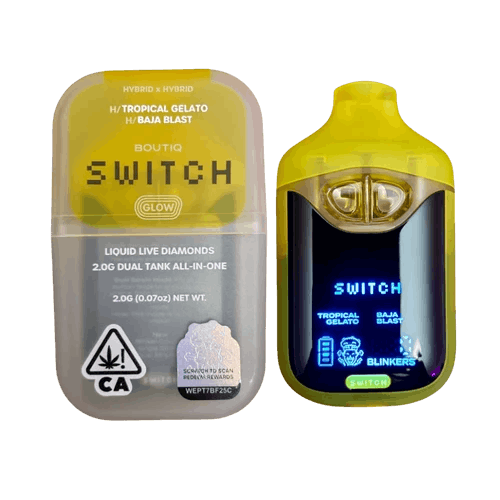 Photograph of product: Brooklyn Dream x Midnight Z Liquid Live Diamonds - V4 Dual Tank Disposable - 1g - 