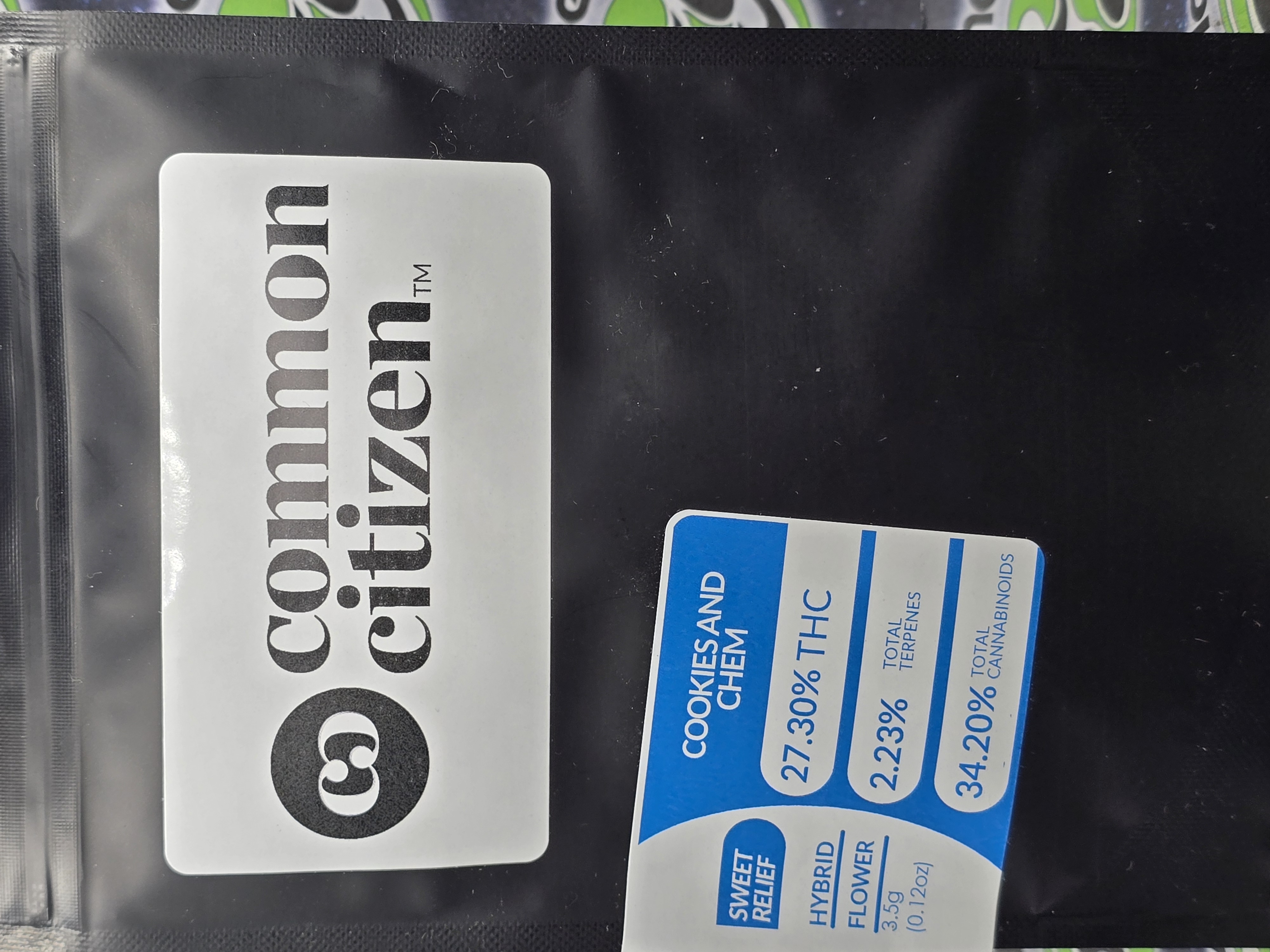 Photograph of product: Common Citizen | Cookies & Chem Prepack - 3.5g