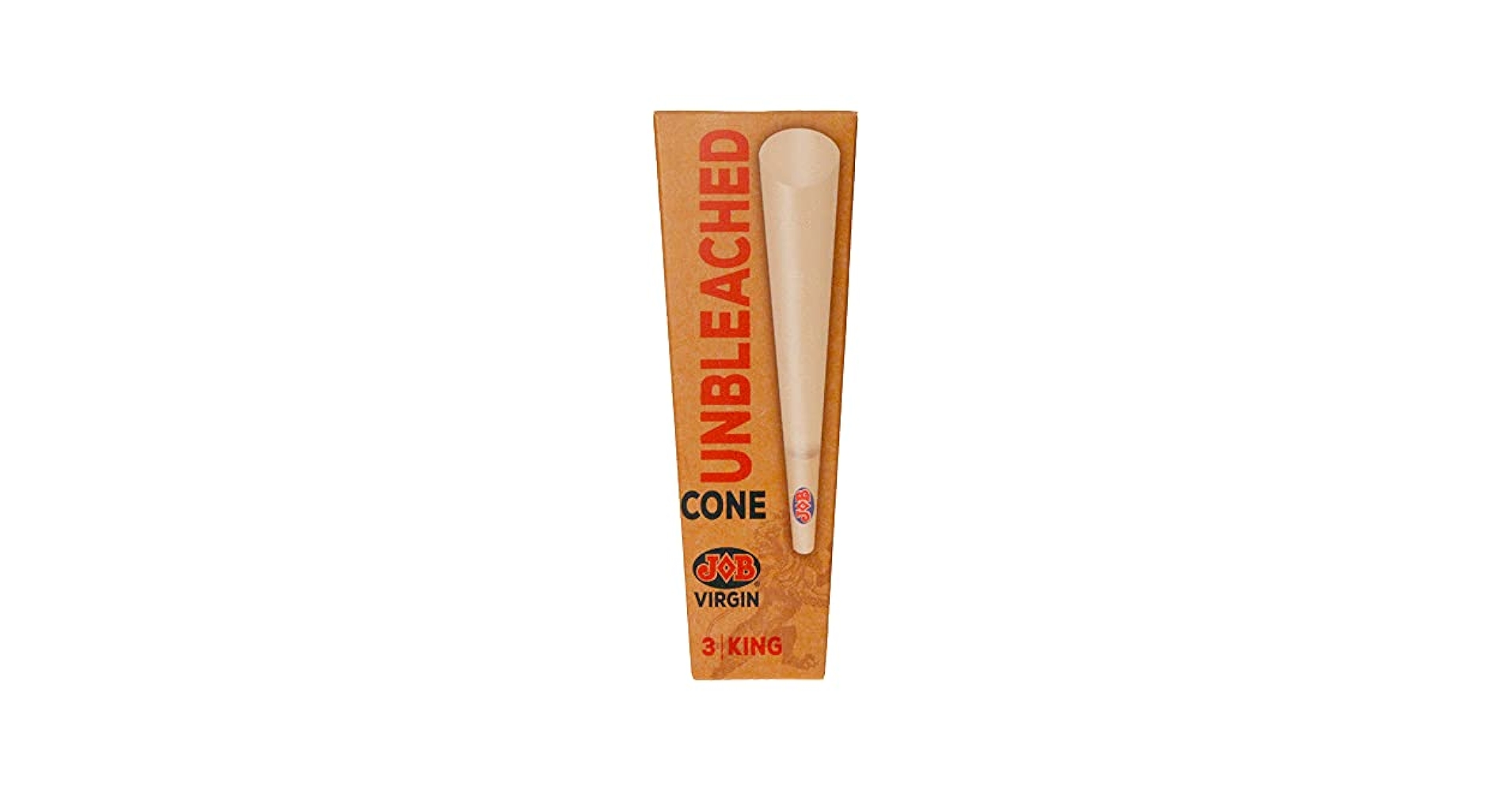 Photograph of product: JOB Unbleached Cone | 3 Pack | King Size