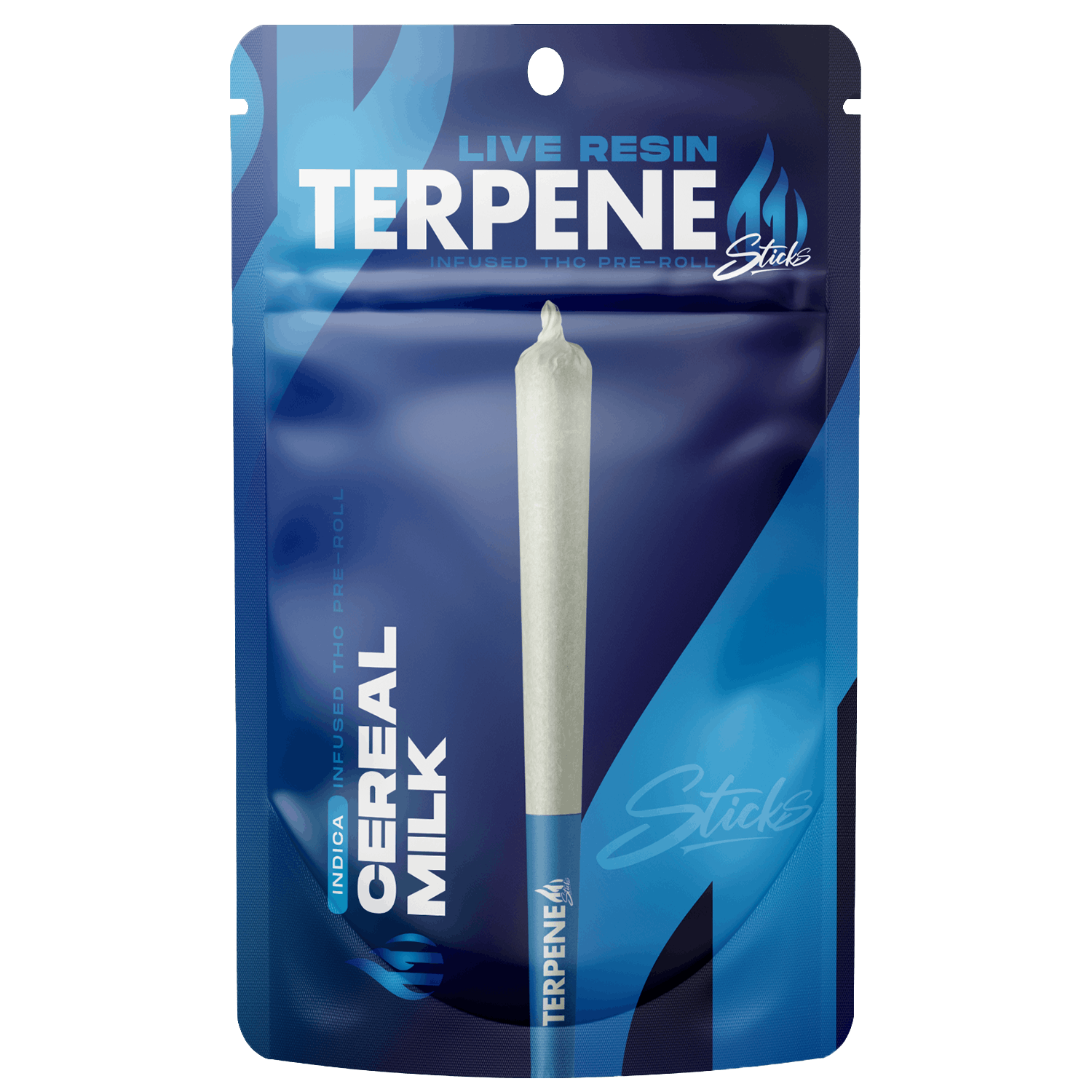 Photograph of product: Terpene Sticks Cereal Milk Infused Preroll Rec