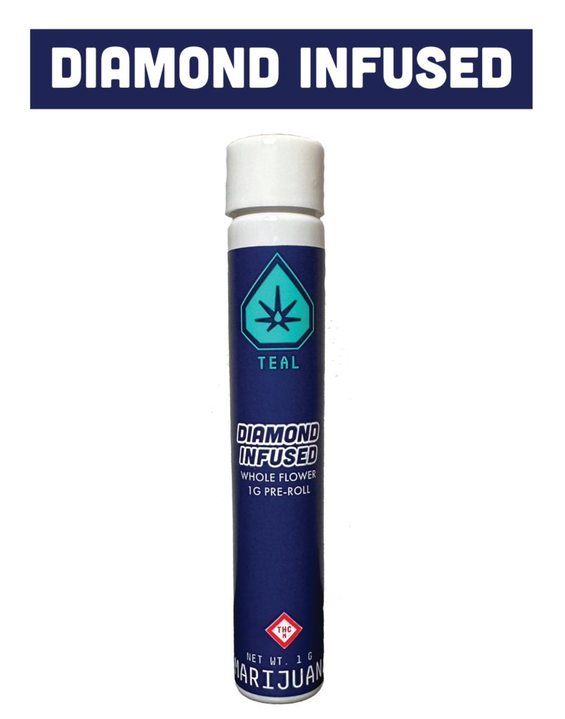 Photograph of product: Wedding Pie | 1g Diamond Infused Pre Roll